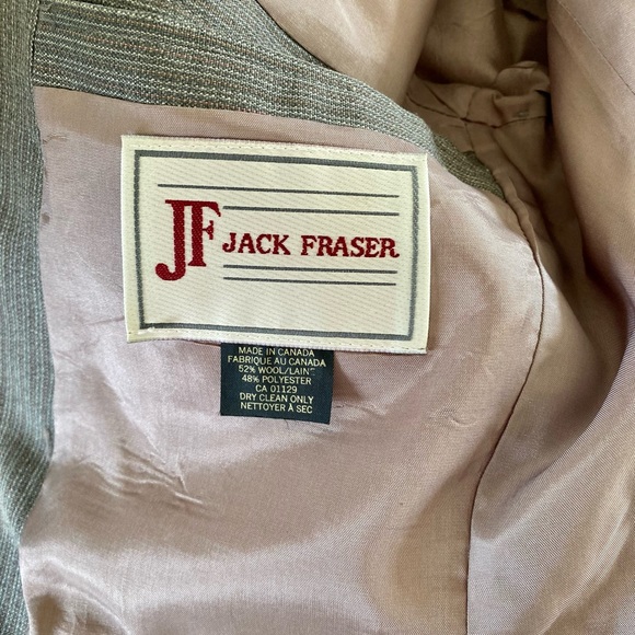 Vintage Grey Pinstripe Blazer - Picture 5 of 9